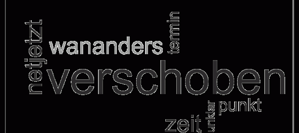 Veranstaltung verschoben